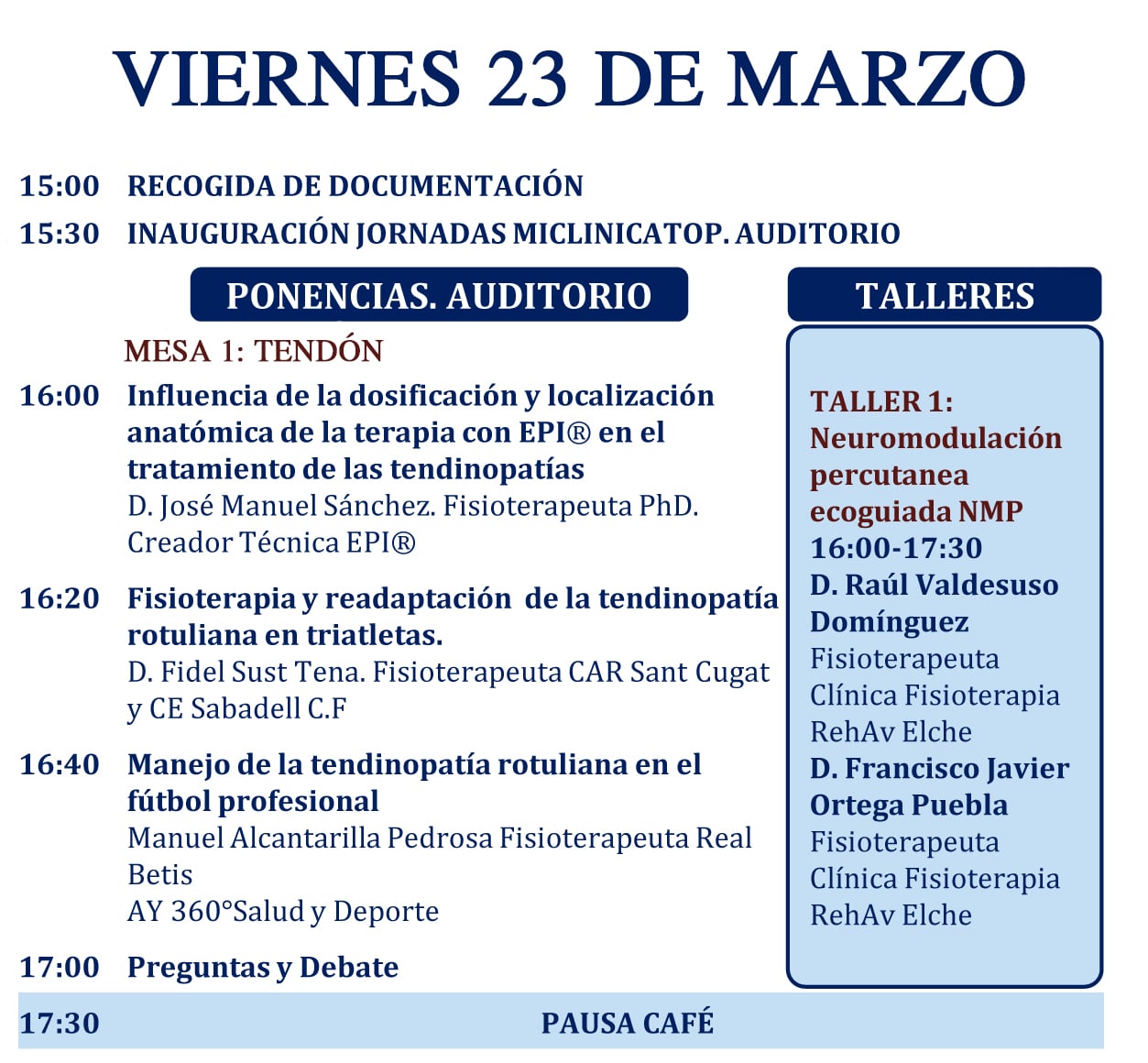 programa viernes mañana