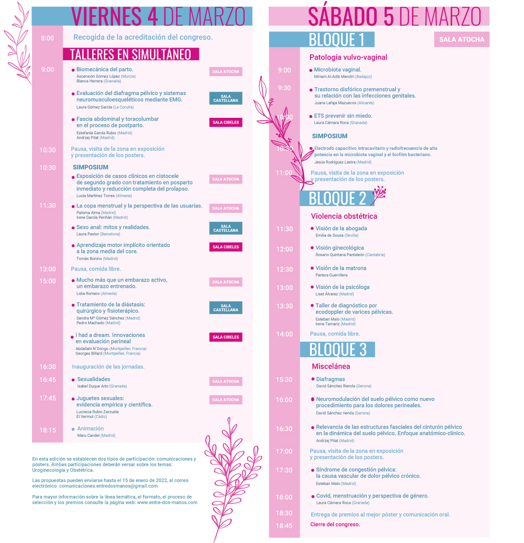 Programa entre dos manos