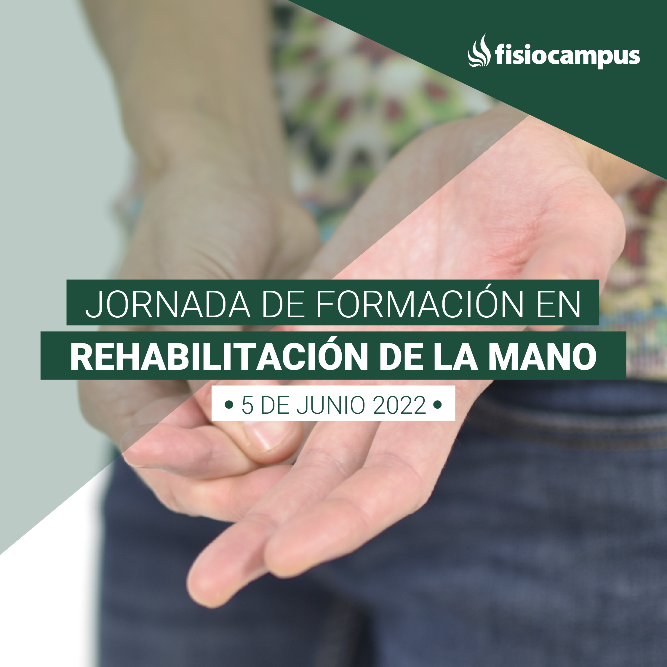 Cabecera Mobile Jornada de rehabilitación de la mano