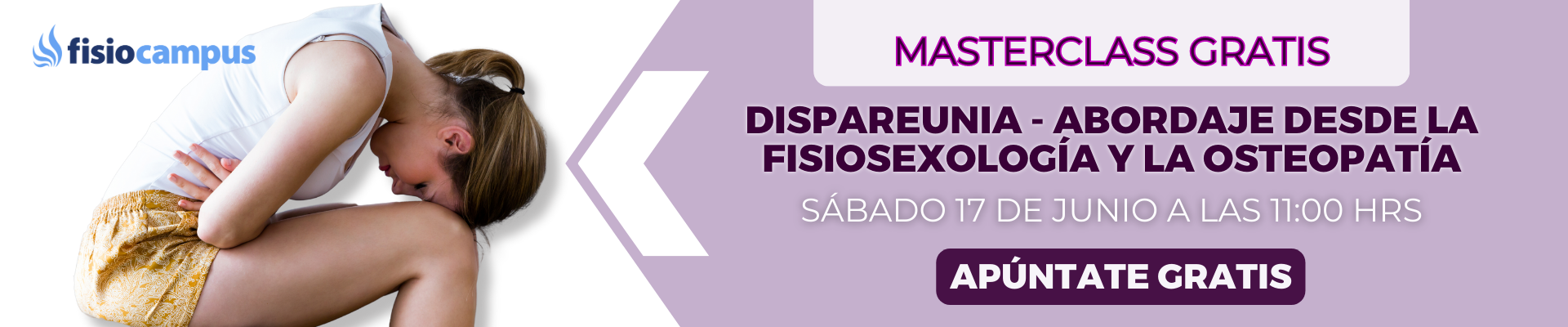 Cabecera Desktop Dispareunia - Abordaje desde la Fisiosexología y la osteopatía