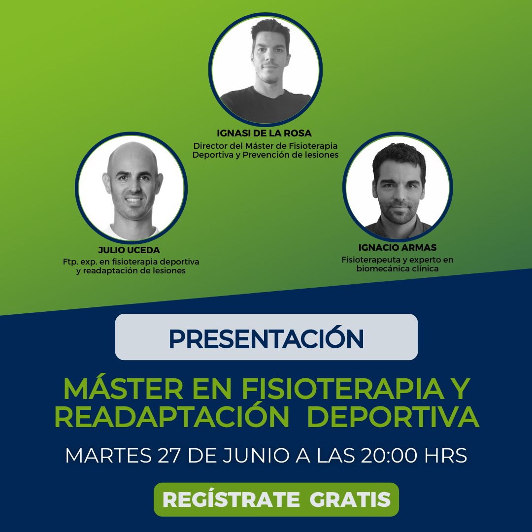 CABECERA MOBILE Presentación Máster en Fisioterapia y Readaptación Deportiva 